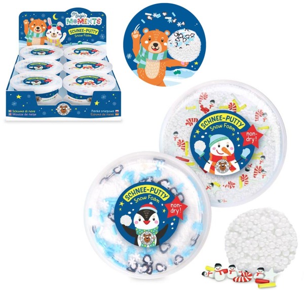 Wintertrends Schnee-Putty-Set Schneeknete (Sortiert)