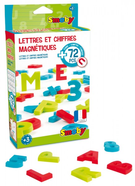 72 Magnetische Buchstaben und Zahlen