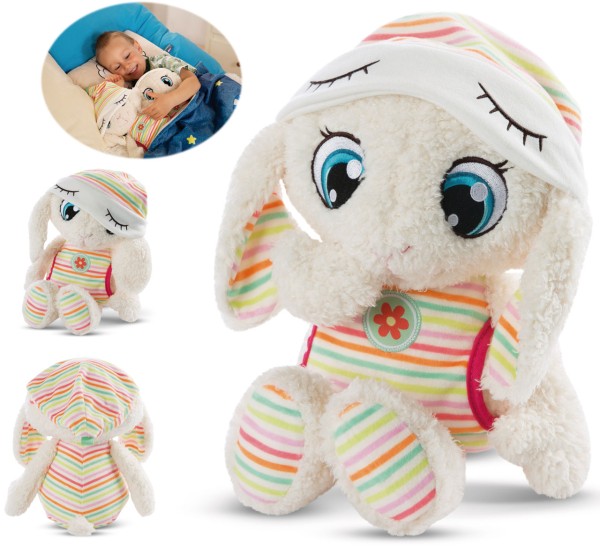 Kuscheltier Schlafmützen Schaf Jolala 38 cm (Creme-Bunt)