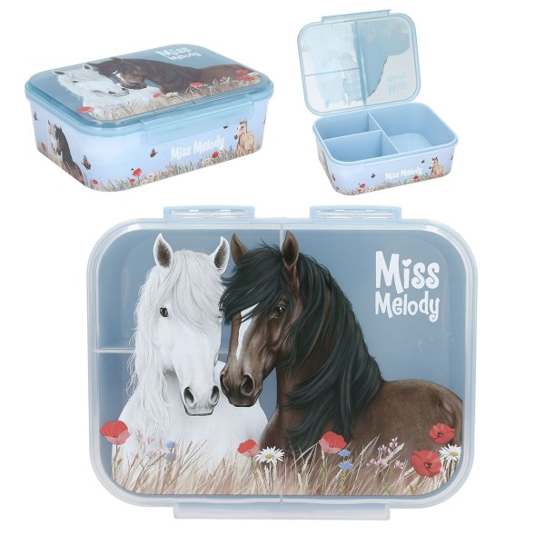 Miss Melody Brotdose Dusty Rose (Hellblau)