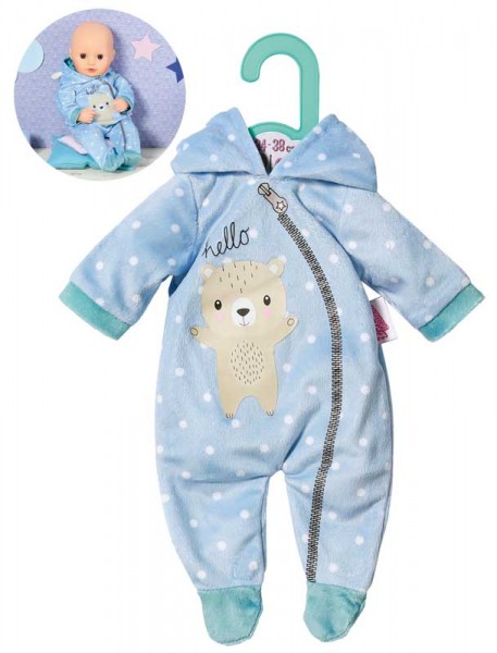 Dolly Moda Einteiler Bär 34 - 38 cm (Blau)