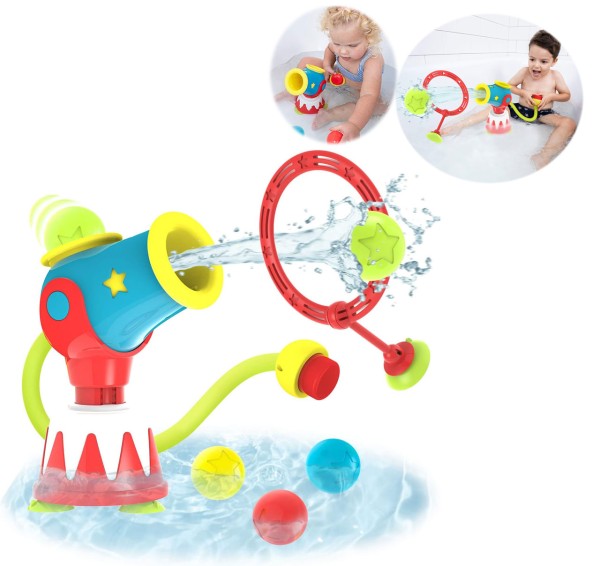 Wasserspiel Magische Wasserkanone mit Bällen für Badewanne