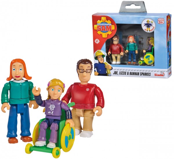 Feuerwehrmann Sam Familie Sparks Figurenset