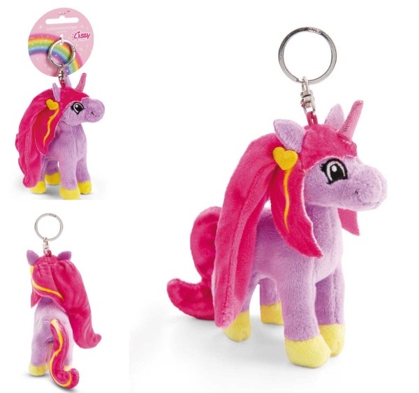 Schlüsselanhänger Lissy PONY Einhorn Mandy (Pink-Lila)