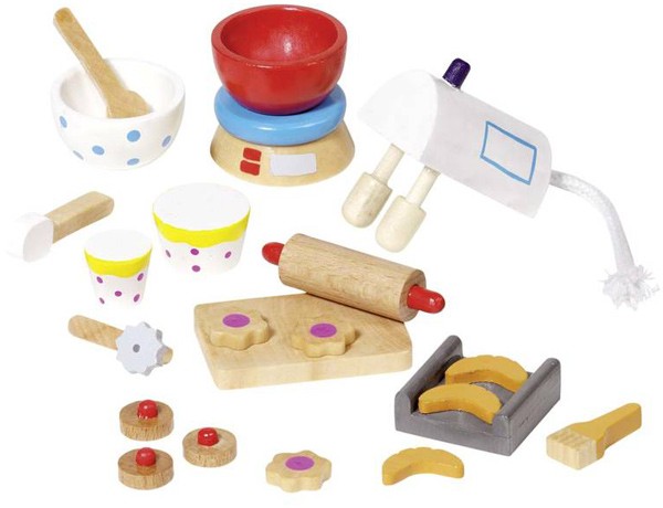 22-teilige Puppenhaus-Accessoires Backen