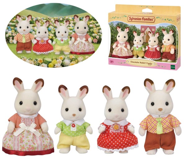 Sylvanian Families Schokoladenhasen Familie