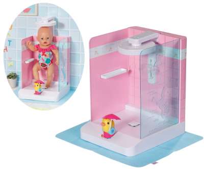 Rosa Toys Badewanne Für Puppen – Mit Zubehör Wie Shampoo, Kamm & Spiegel – Für Rollenspiel & Spaß