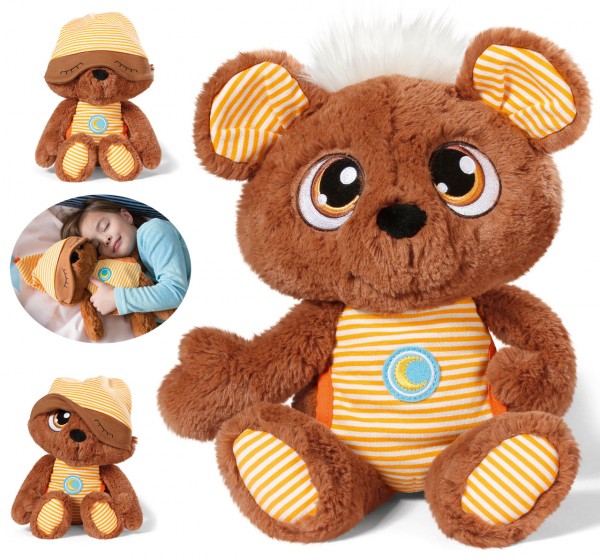 Kuscheltier Schlafmützen Bär Tommsy 22 cm (Braun-Orange)