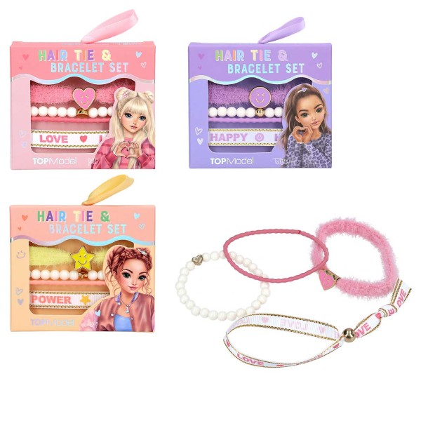 TOPModel Haar und Armband Set (Sortiert)