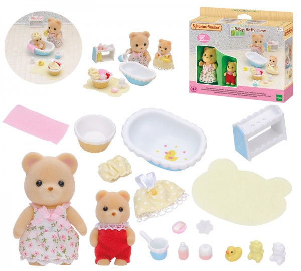 Sylvanian Families Baden mit Mutter und Baby