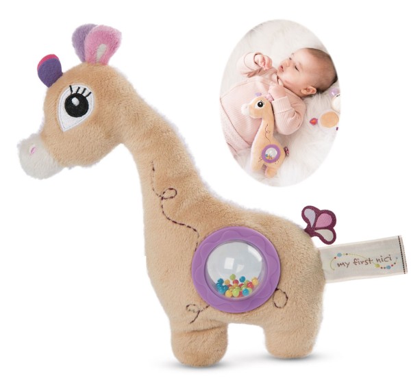 Activity Schmusetier Giraffe Sasuma 20 cm (Beige-Lila)