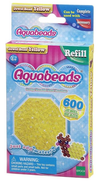 Aquabeads Gelbe Glitzerperlen Refill-Set