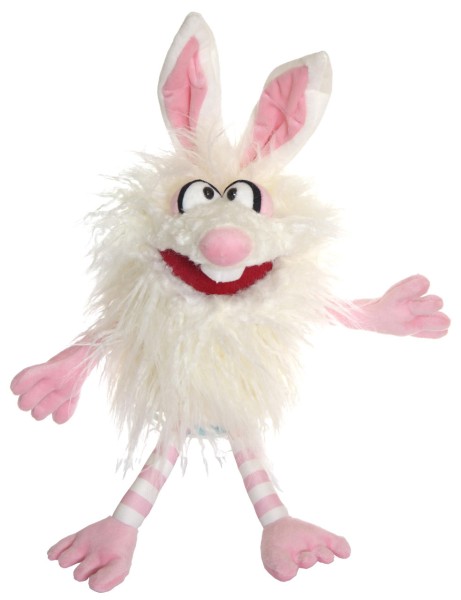 Living Puppets Handpuppe Monster to Go Hase Flöckchen