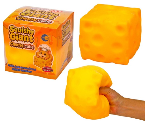 Squishy Giant Cheese Cube Riesiger Käse in Würfelform 11,5 cm