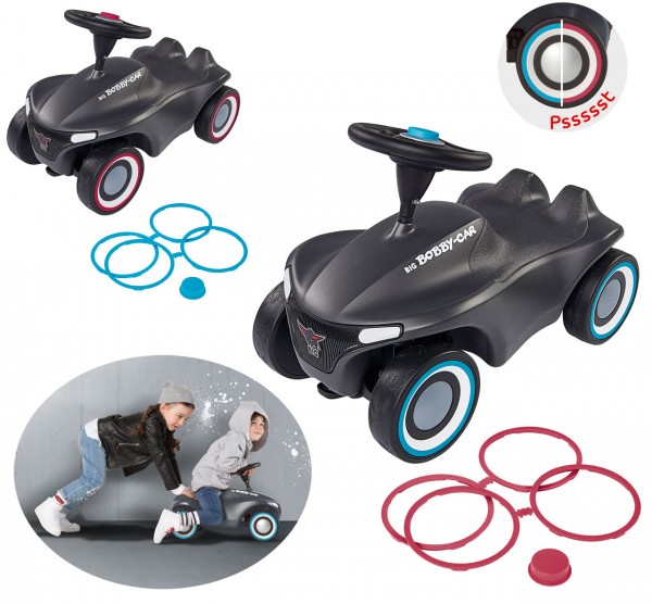 Bobby Car Neo Anthrazit 2in1 (Pink-Türkis)