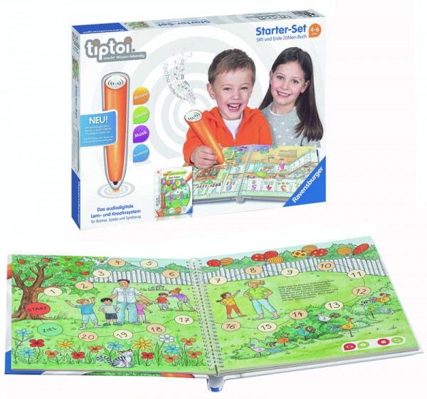 Lernspiel Tiptoi Starter Set mit Stift und Erste Zahlen-Buch