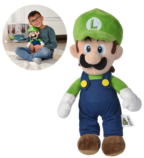 Super Mario Plüschfigur Luigi 30 cm