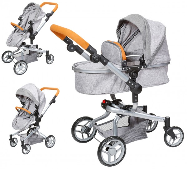 Puppenwagen Boonk 2in1 (Stone Brown)