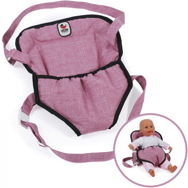 Puppentragegurt Deluxe (Jeans Pink)