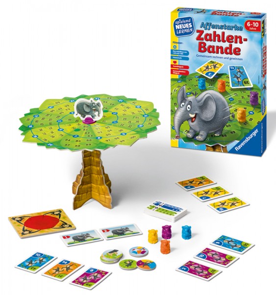 Kinderspiel Affenstarke Zahlen-Bande