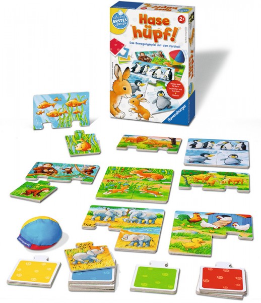 Kinderspiel Hase Hüpf