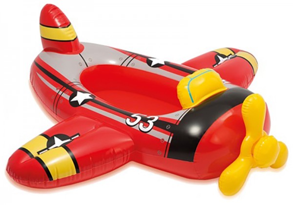 Kinder-Schlauchboot Wasserflugzeug (Rot)