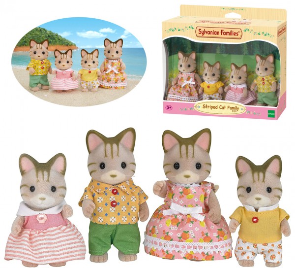 Sylvanian Families Tigerkatzen Familie Fauch-Fauch