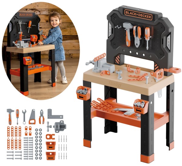 Black & Decker Werkbank für Kinder mit Zubehör
