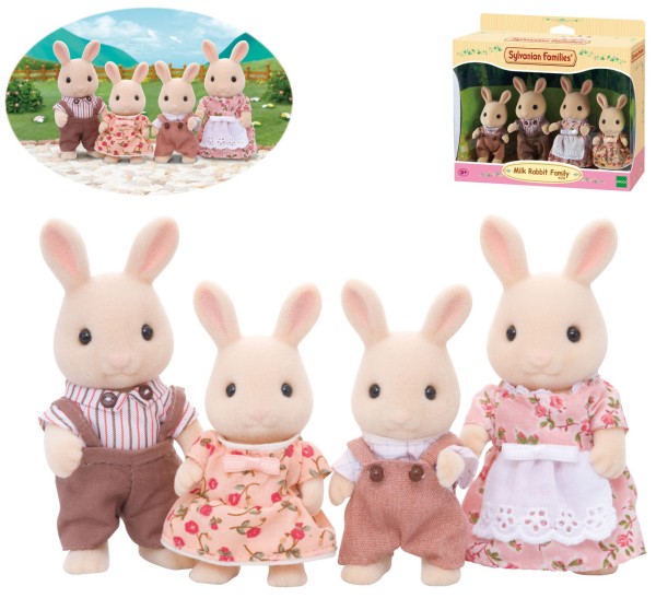 Sylvanian Families Milchhasen Familie Mümmelmann
