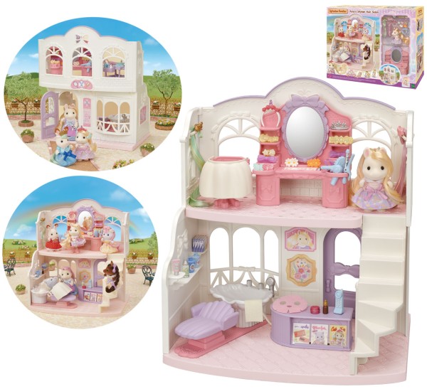 Sylvanian Families Pony Friseursalon mit Figur