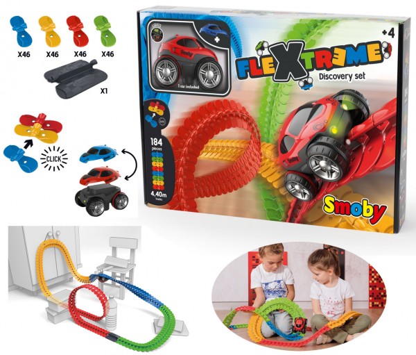 FleXtreme Starter-Set Rennbahn mit Rennauto