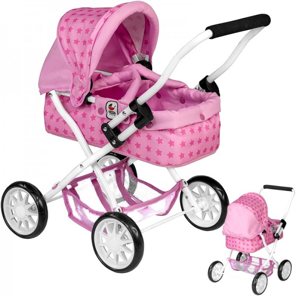Mein erster Puppenwagen Smarty Sternchen (Rosa-Pink)
