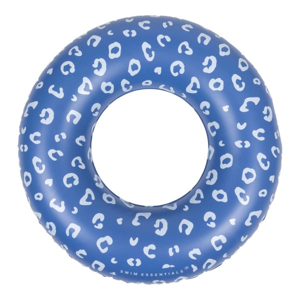 Großer Schwimmring 90 cm Leopard (Blau)