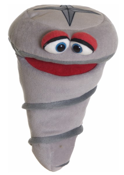 Living Puppets Handpuppe Schreckschraube 23 cm