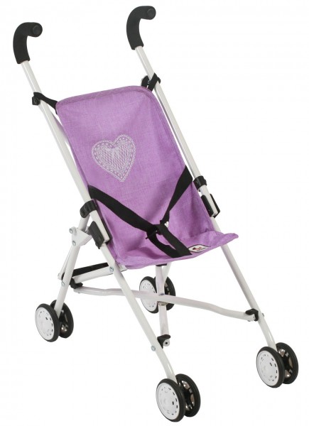 Puppenbuggy Roma (Melange Flieder)