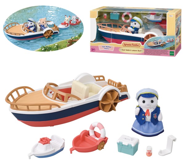 Sylvanian Families Ausflugsboot mit Robbe