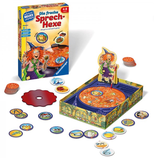 Kinderspiel Die freche Sprech-Hexe