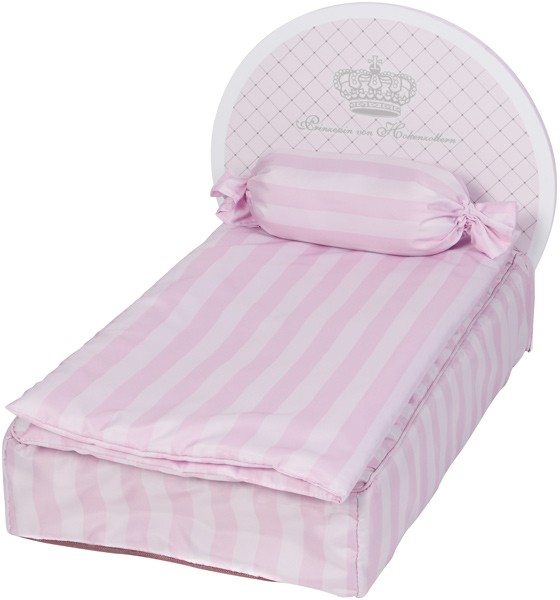 Prinzessin von Hohenzollern Puppenbett Maja (Weiß-Rosa)