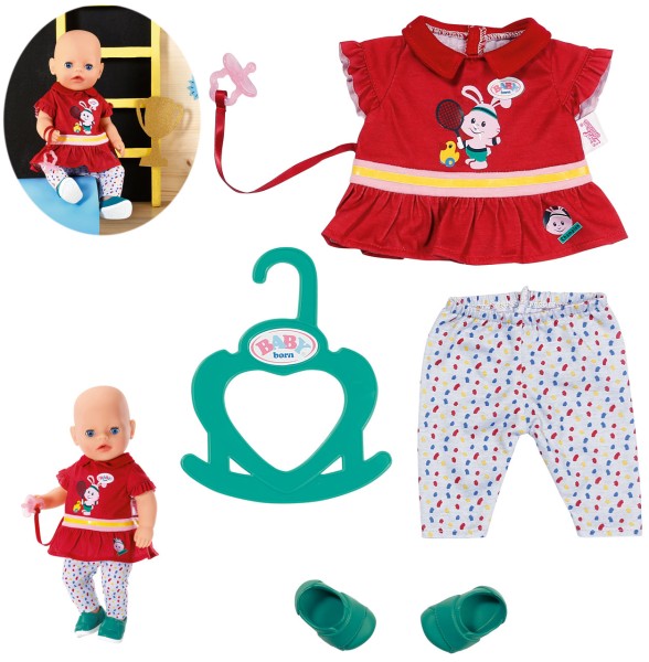 Baby Born Little Sport Outfit 36 cm (Rot)