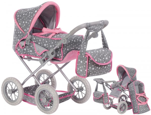 Puppenwagen Ruby (Star Grey)