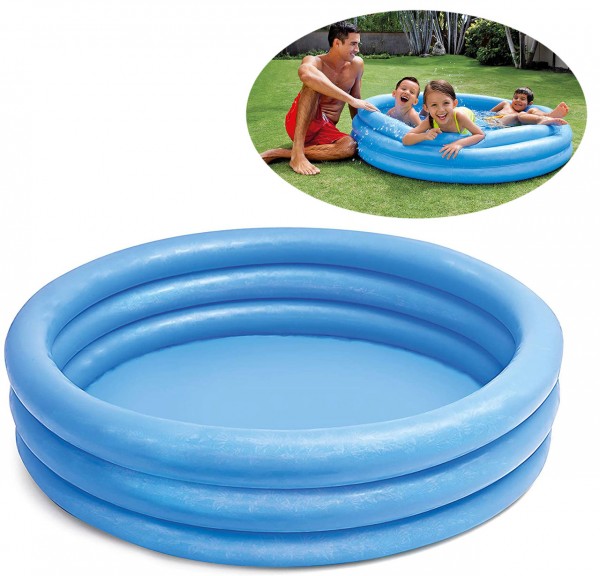 3-Ring Planschbecken 147 cm (Blau)