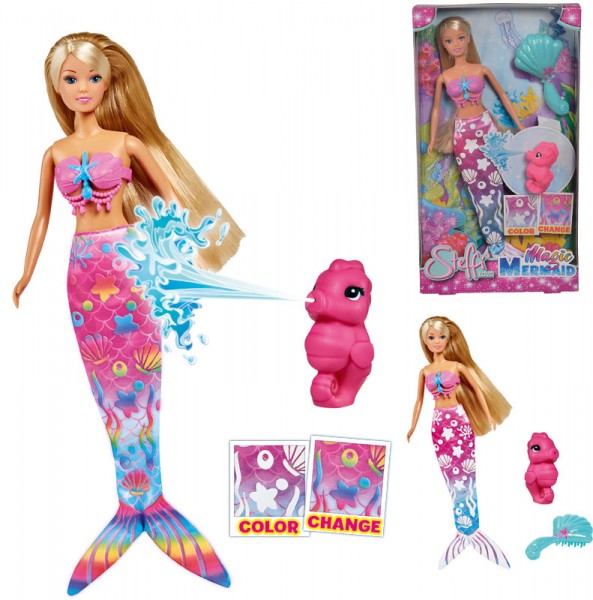 Steffi Love Magic Mermaid Meerjungfrau mit Farbenwechsel