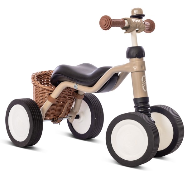 Sitzroller Wutsch Bundle mit Korb und Glocke (Dusty Sand)