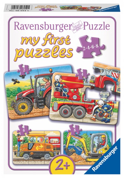 Mein erstes Puzzle Bei der Arbeit