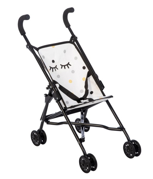 Puppenbuggy MOOVE1 (Schwarz-Weiß-Gold)