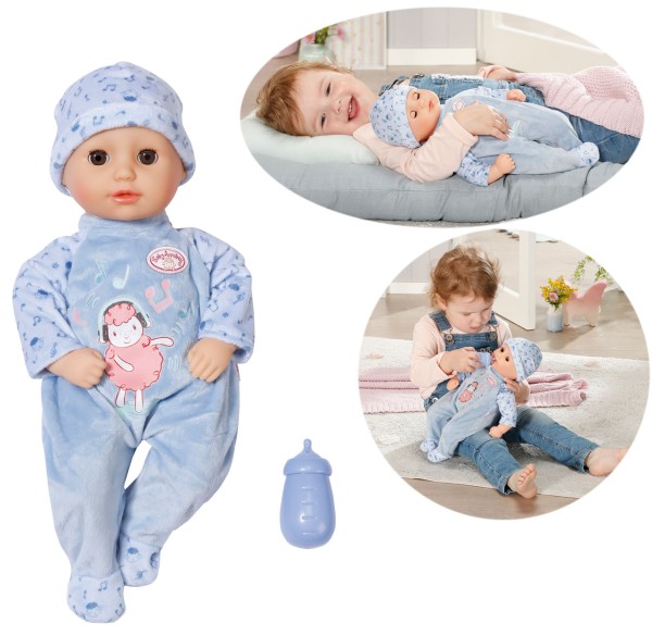 Baby Annabell Little Alexander Puppe 36 cm (Blau)