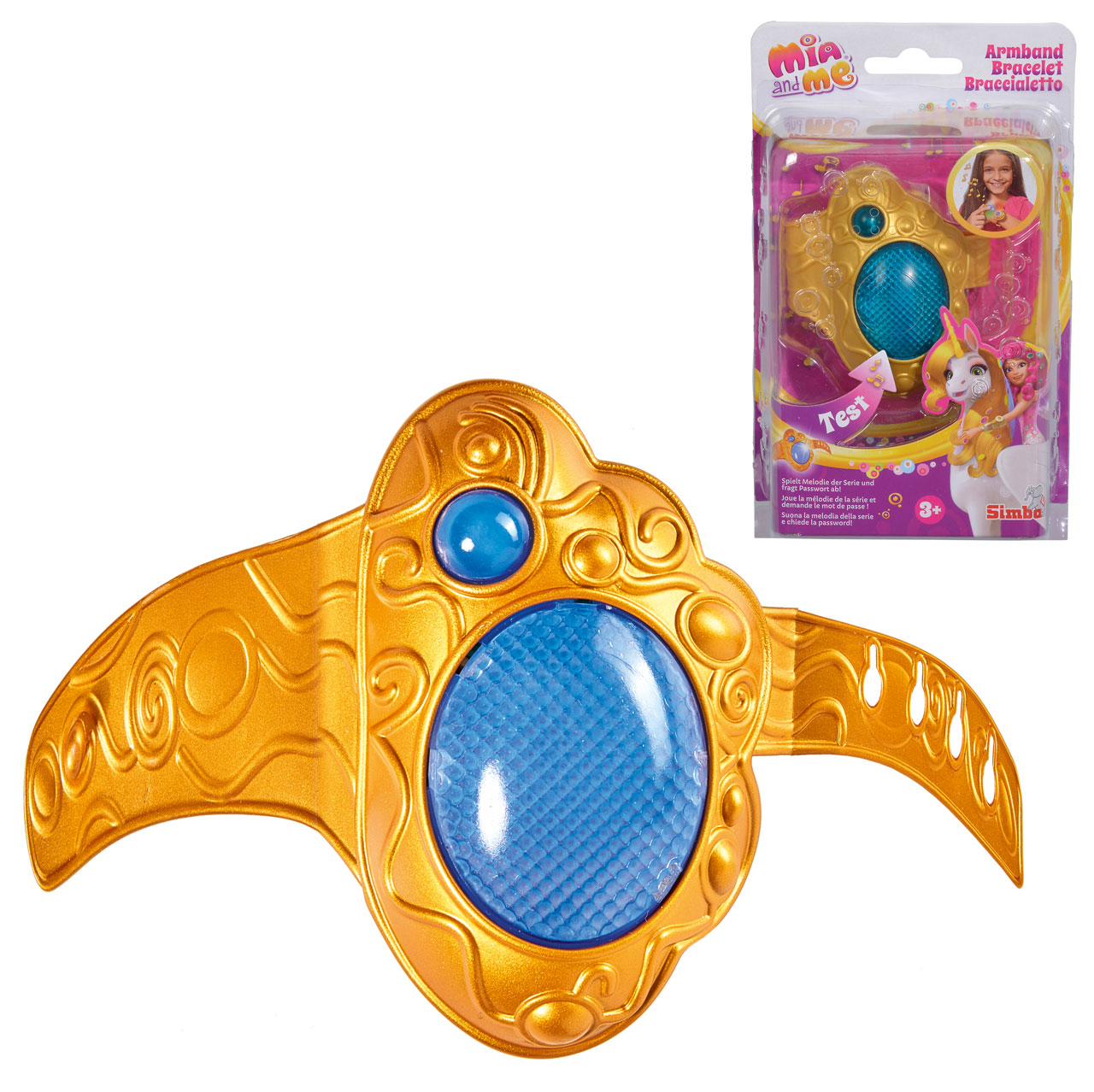 Simba Mia Armband mit Licht und Sound Armreif Handreif Kinder Mädchen Spielzeug 