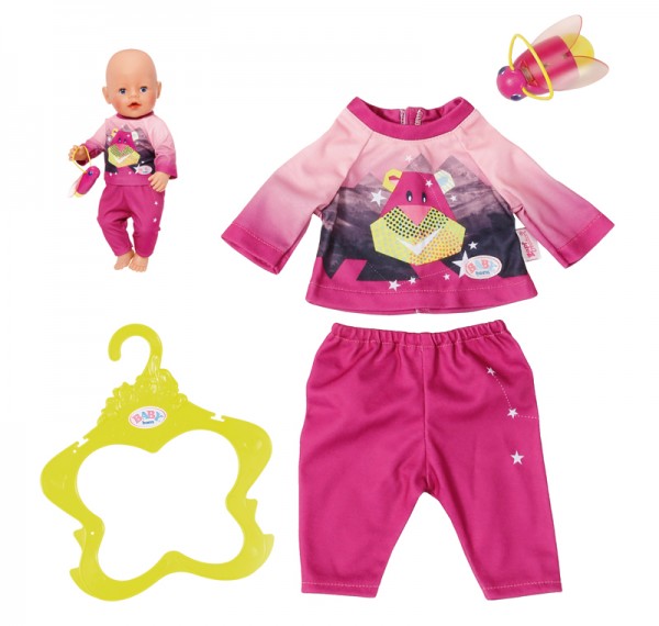 Baby Born Play&Fun Nachtlicht Outfit 43 cm (Pink)