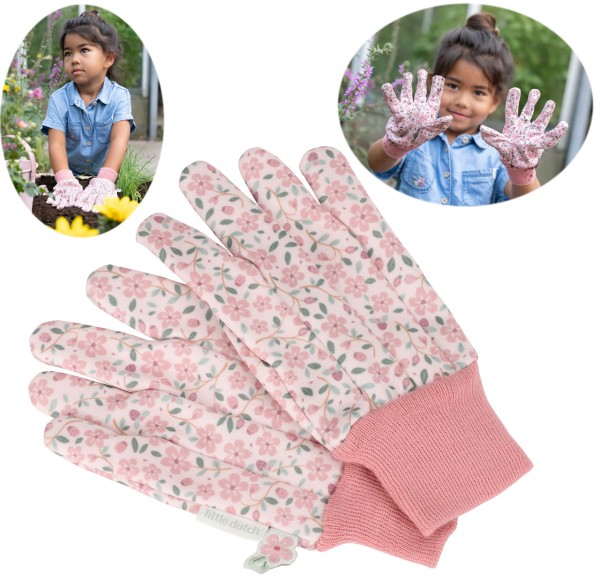 Gartenhandschuhe Fairy Garden für Kinder (Rosa)