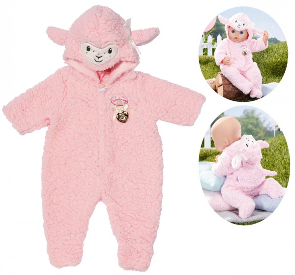 Baby Annabell Deluxe Schaf Overall 43 cm (Rosa)